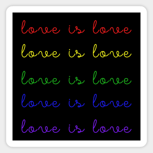 Love is Love LGBTQ Pride Sticker